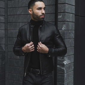 [S] Racer Jacket | Black