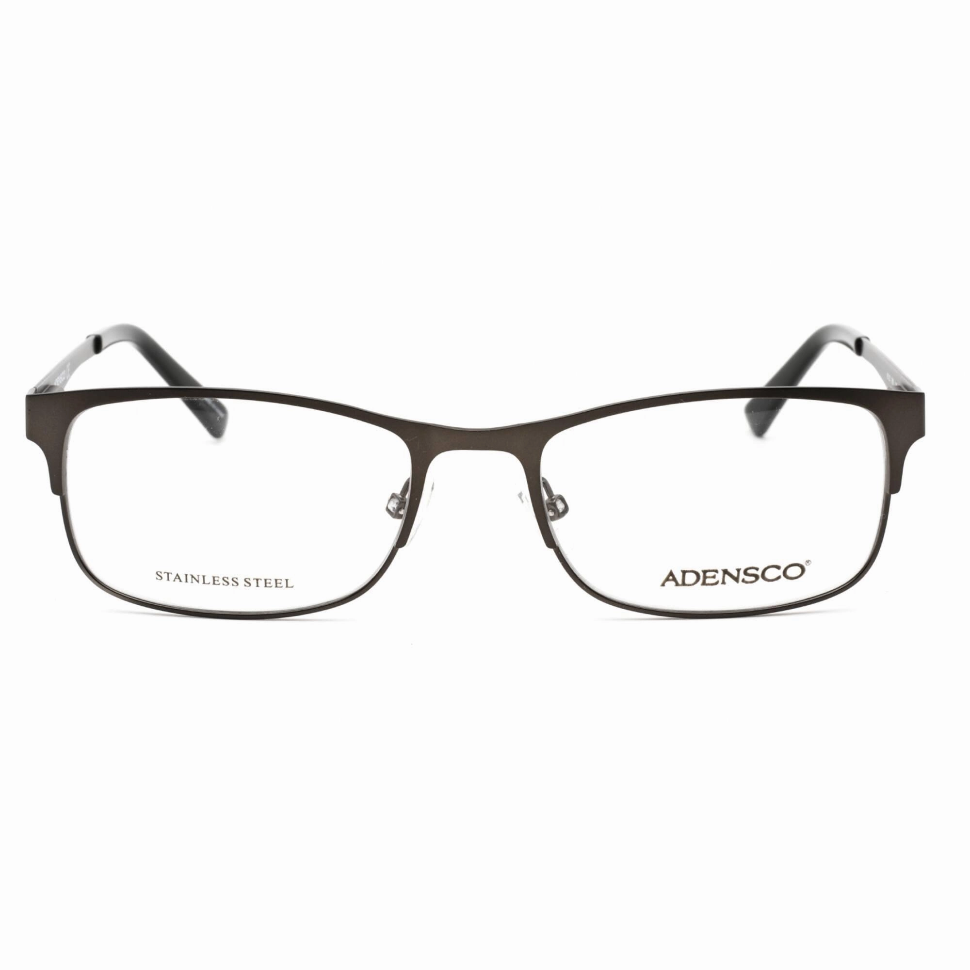 Adensco Men's Eyeglasses - Full Rim Matte Dark Ruthenium Plastic | AD 125 0R80 00