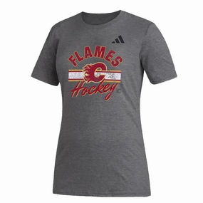 adidas - Women's Calgary Flames Blend T-Shirt (IB5644)