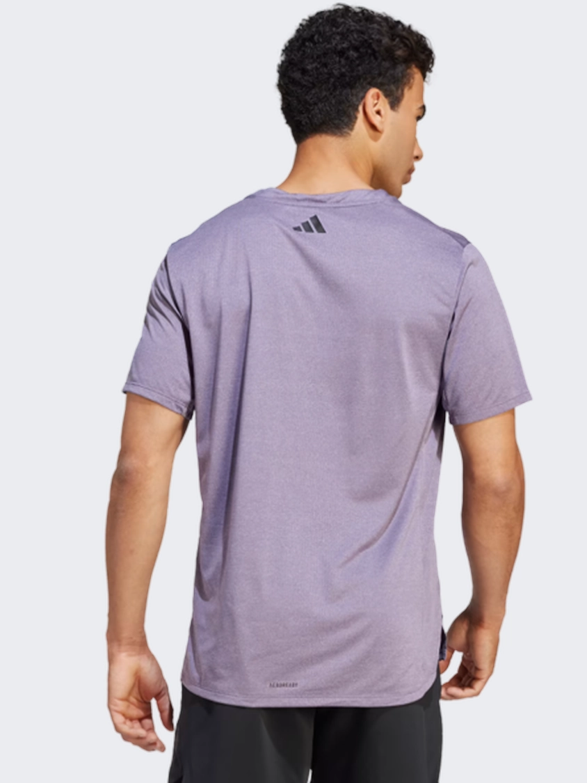 Adidas Designed For Movement Men Training T-Shirt Shadow Violet/Black