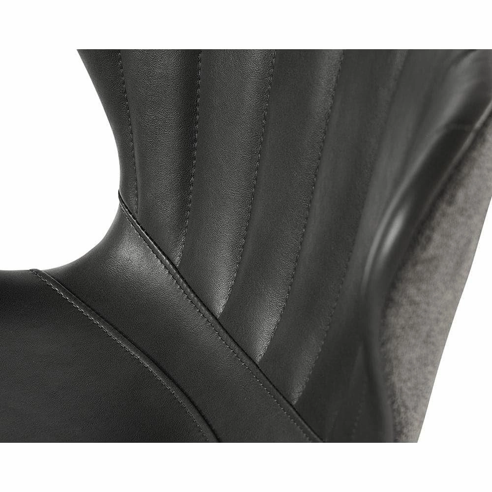 Arabella Bar & Counter Stool - Bravo Portabella / Polo Club Kohl Grey