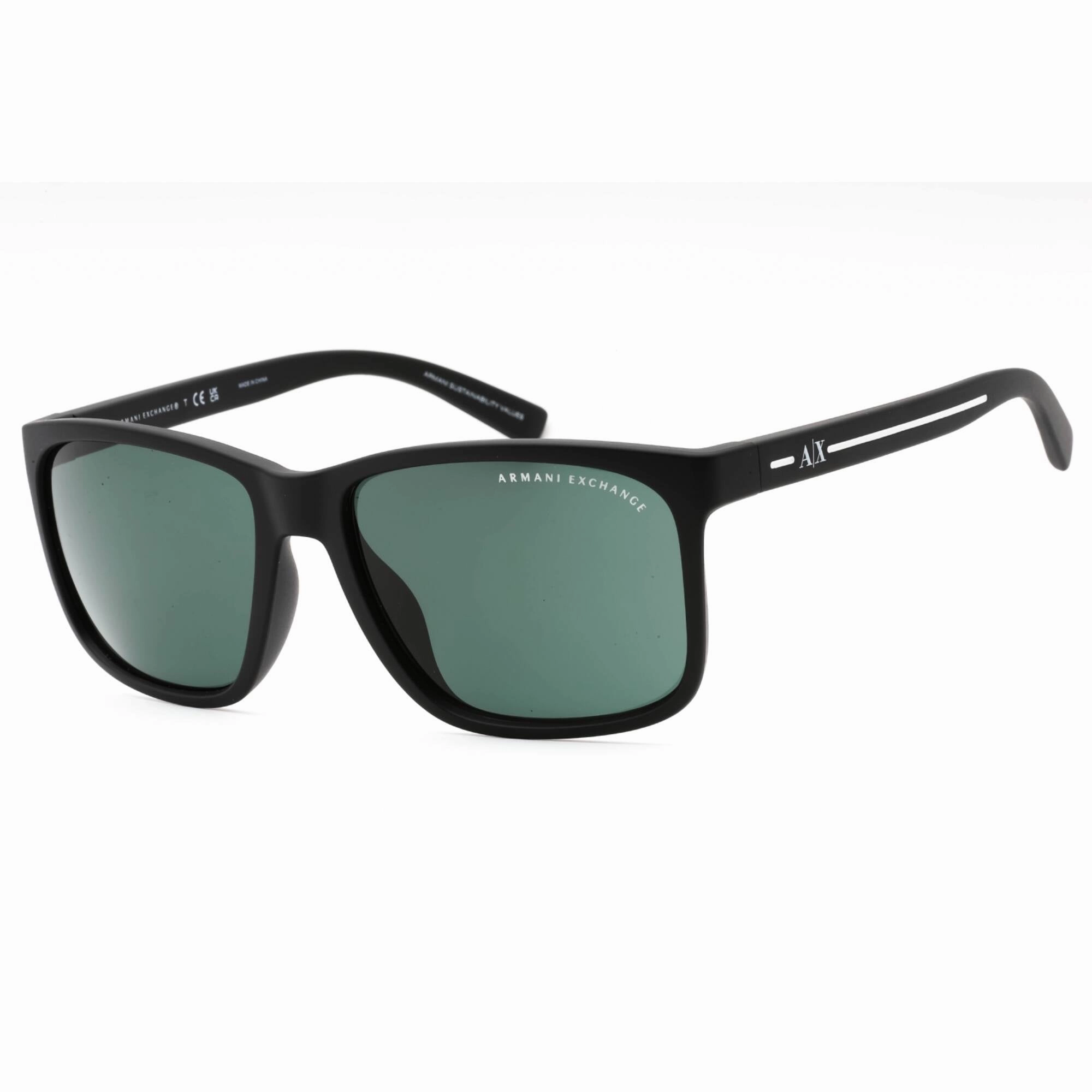 Armani Exchange Men's Sunglasses - Matte Black Butterfly Frame | 0AX4041SF 807871