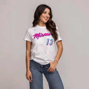 Bam Adebayo Nike Original Vice Name & Number Women's Tee