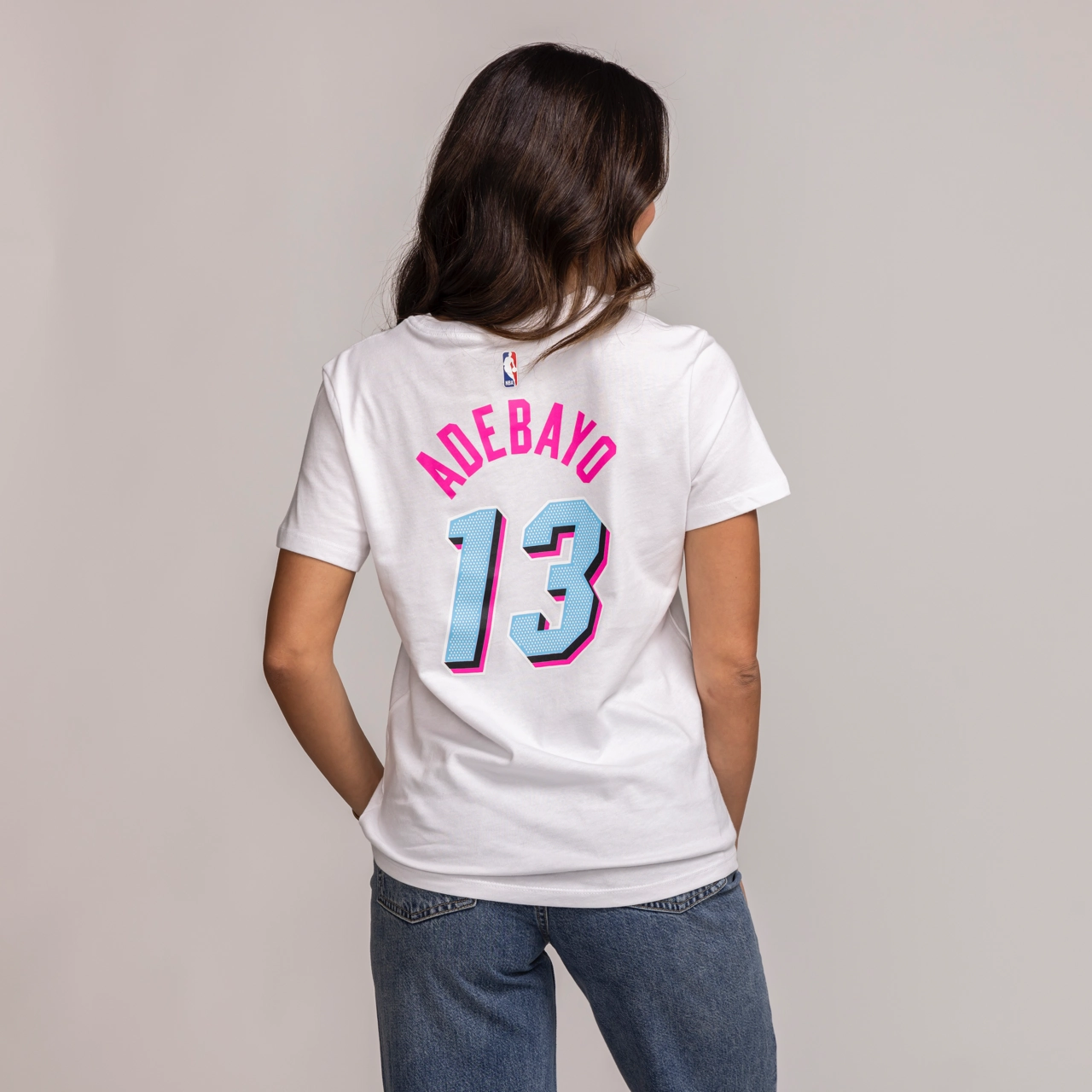 Bam Adebayo Nike Original Vice Name & Number Women's Tee