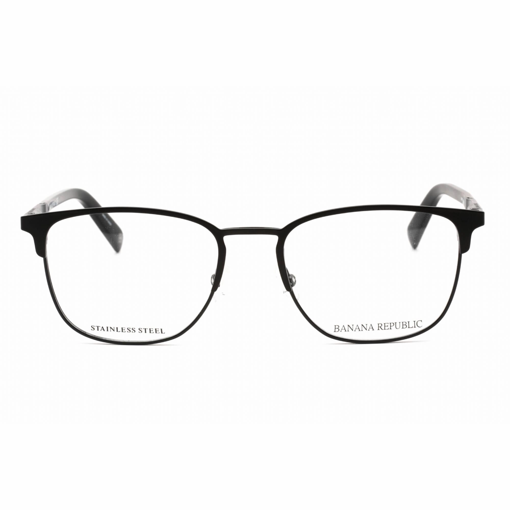 Banana Republic Men's Eyeglasses - Full Rim Matte Black Rectangular | BR 107 0003 00