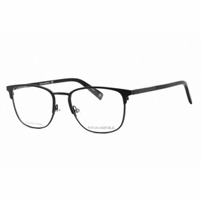 Banana Republic Men's Eyeglasses - Full Rim Matte Black Rectangular | BR 107 0003 00