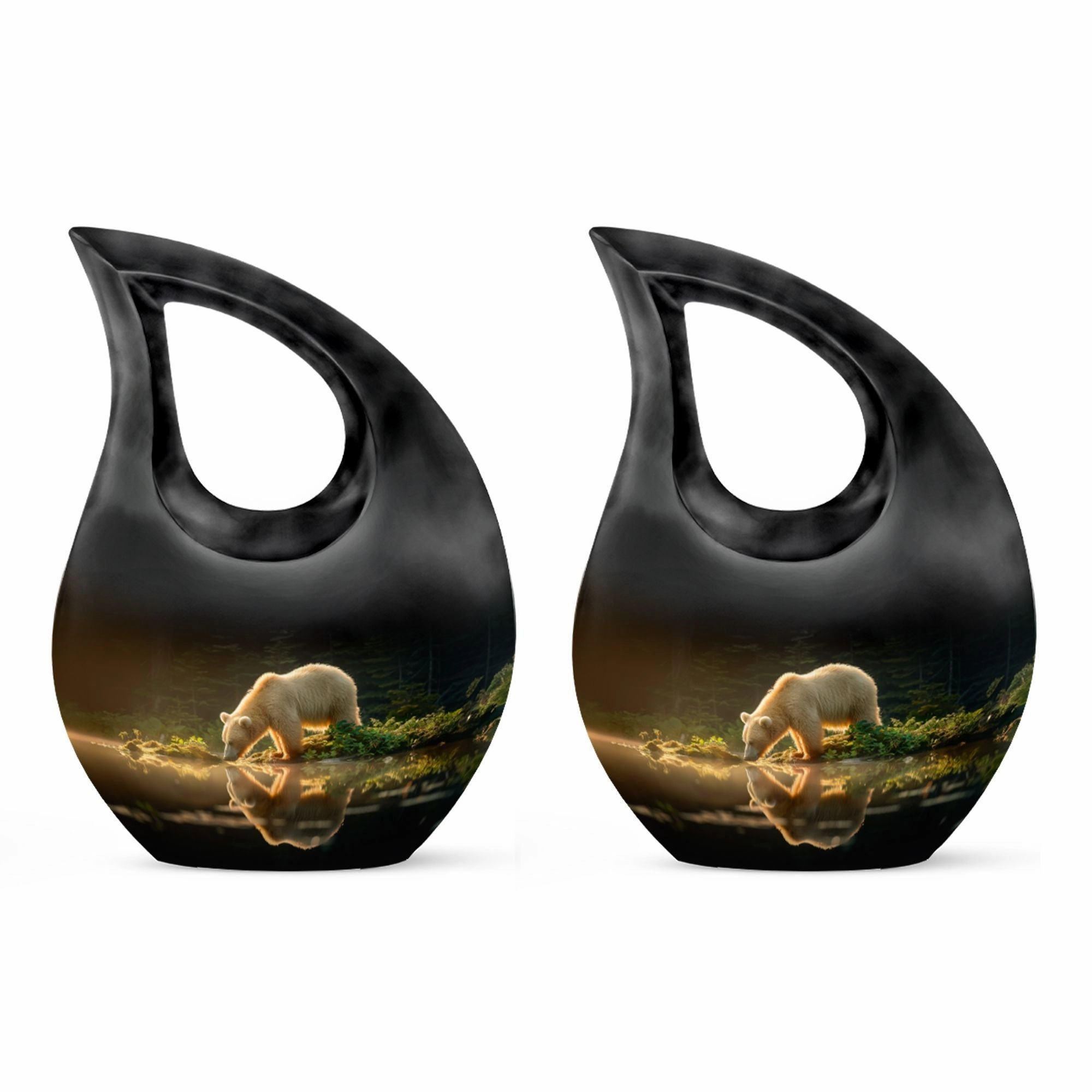 Bear Urn - Memorial Keepsake for Adult Human Ashes Remains