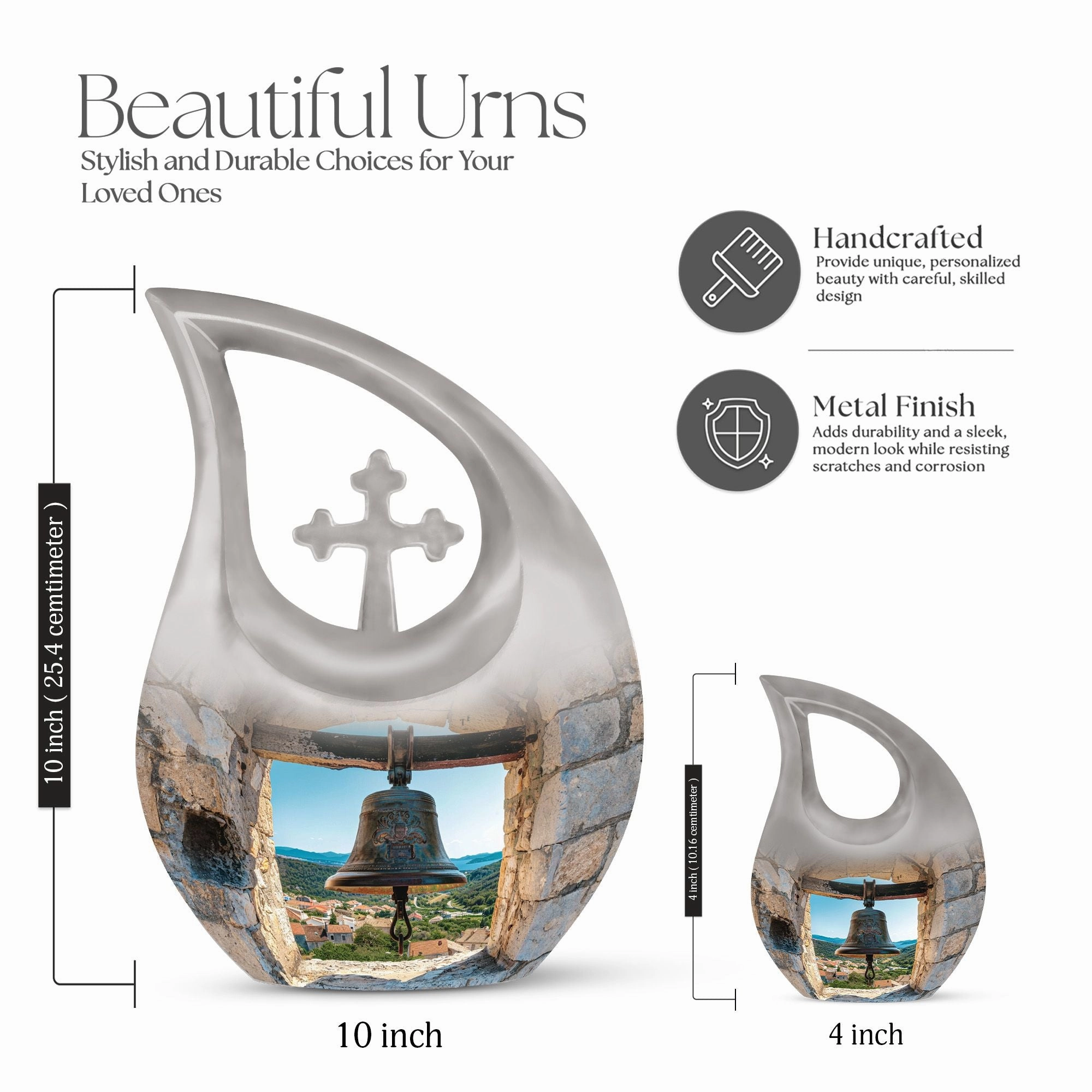 Bell Urn: Perfect Memorials Cremation Urn For Human Ashes