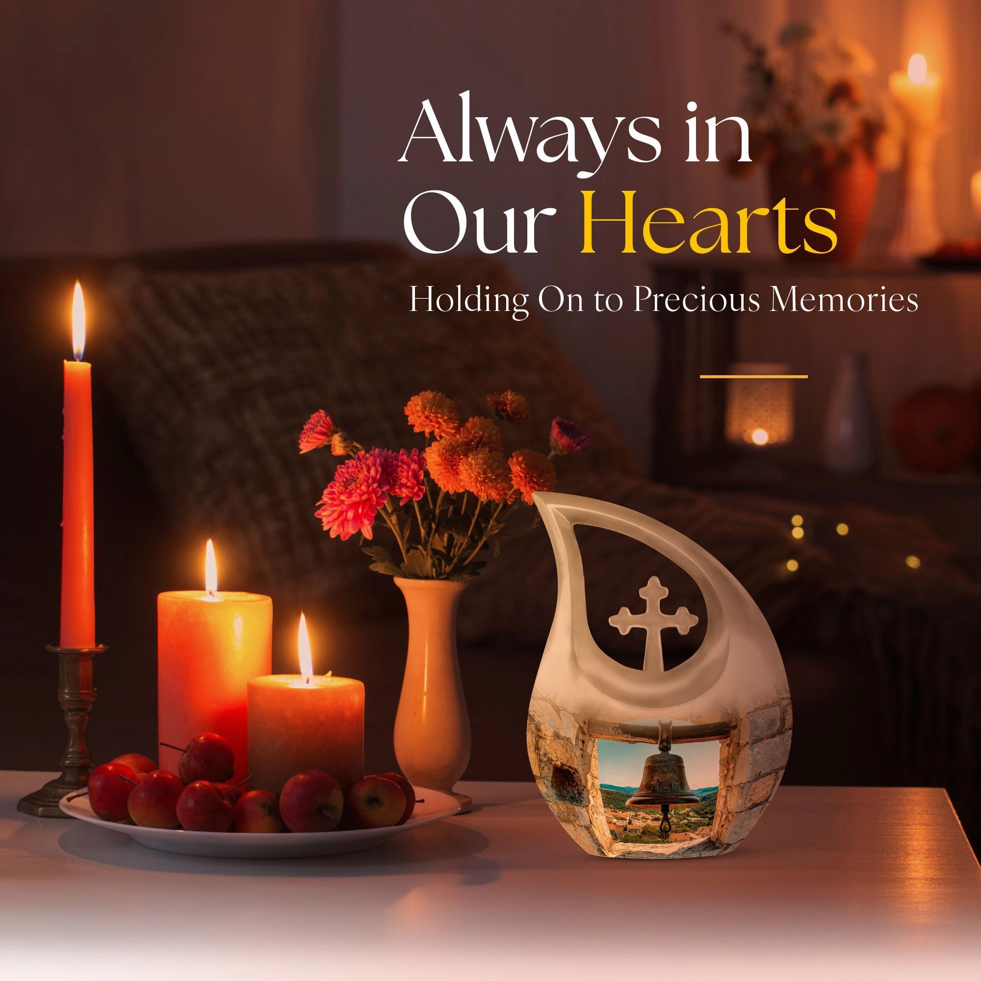 Bell Urn: Perfect Memorials Cremation Urn For Human Ashes