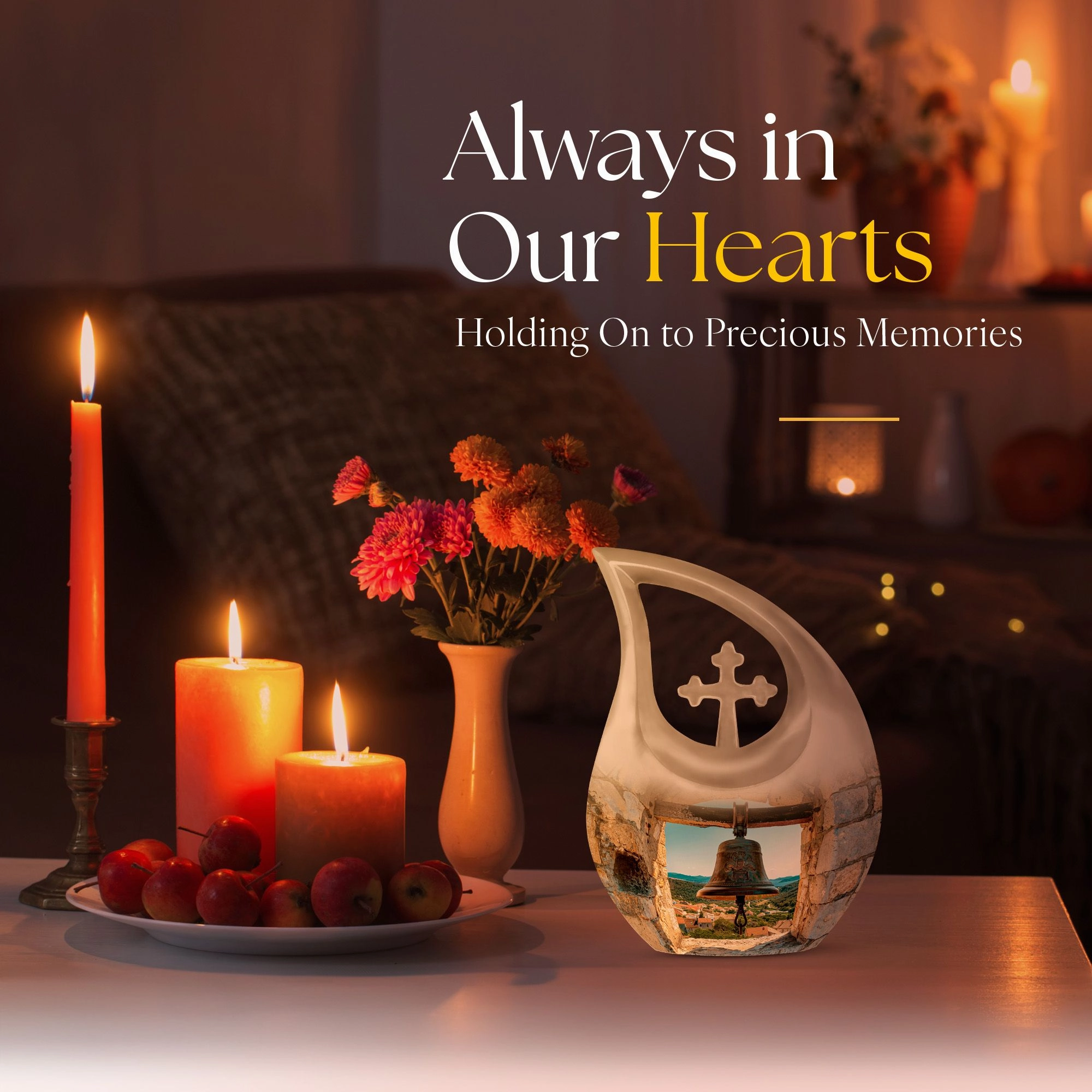 Bell Urn: Perfect Memorials Cremation Urn For Human Ashes