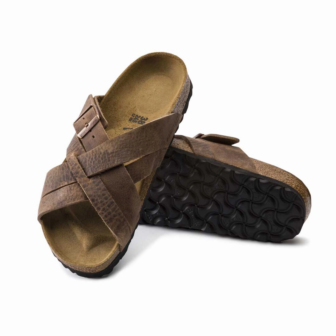 Birkenstock - Men's Lugano Oiled Leather Sandals (1015498)