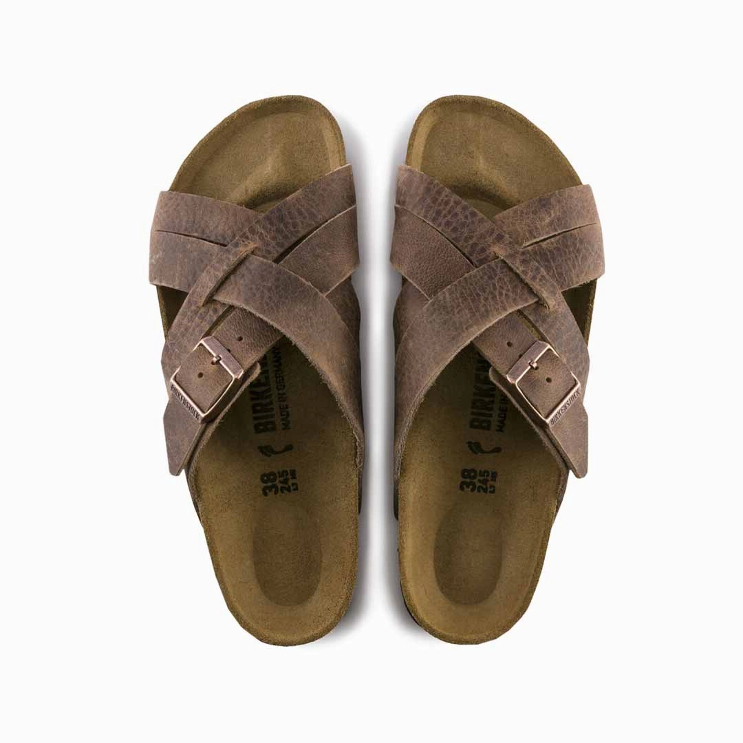 Birkenstock - Men's Lugano Oiled Leather Sandals (1015498)