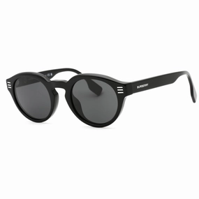 Burberry Men's Sunglasses - Black Plastic Round Shape Full Rim Frame | 0BE4404F 300187