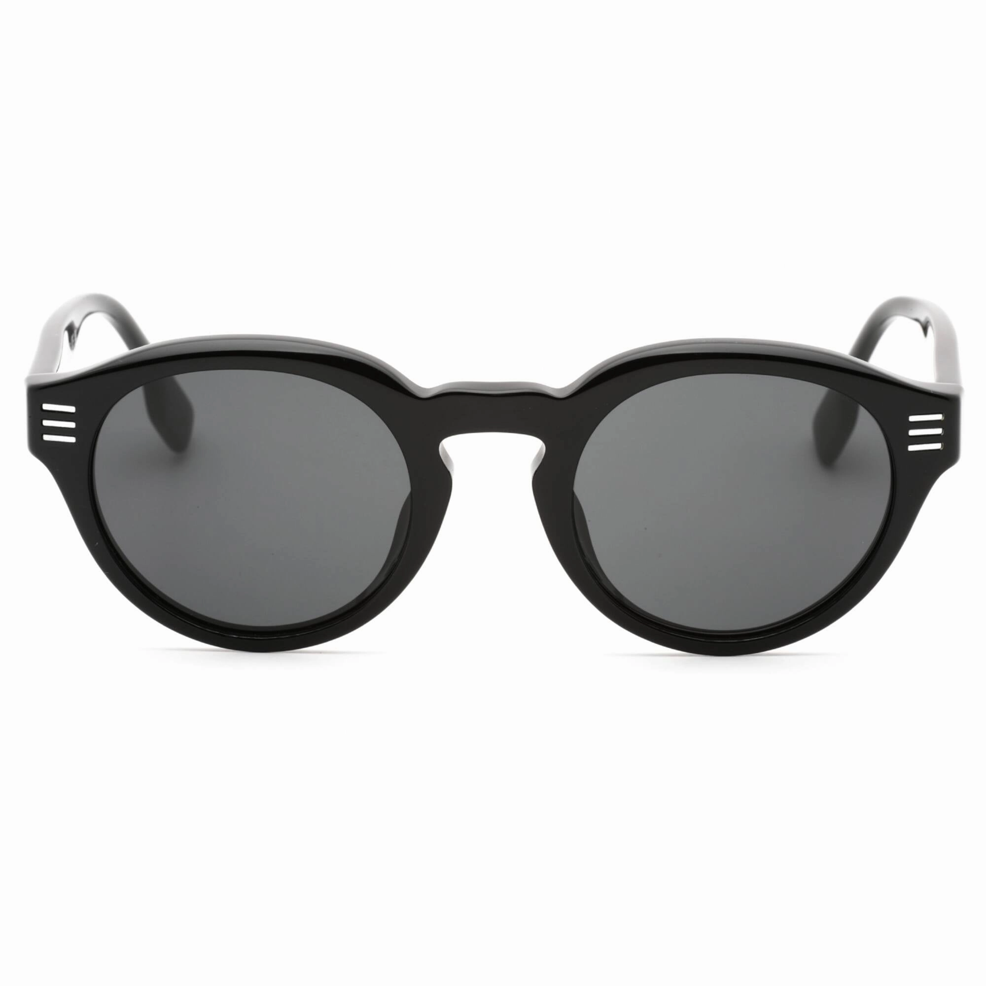 Burberry Men's Sunglasses - Black Plastic Round Shape Full Rim Frame | 0BE4404F 300187