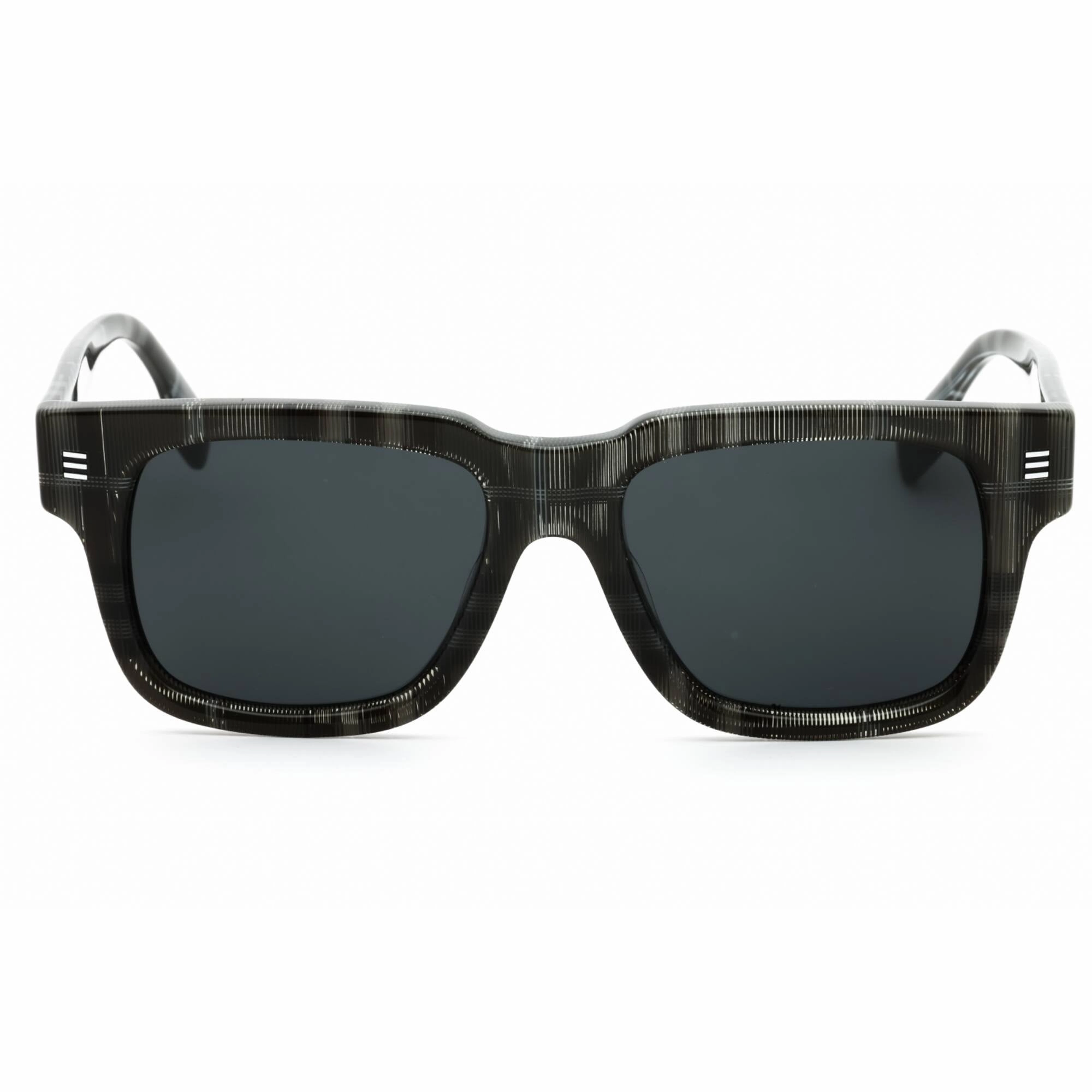 Burberry Men's Sunglasses - Charcoal Check Plastic Full Rim Square | 0BE4394F 380487