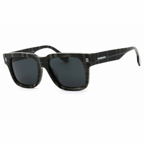 Burberry Men's Sunglasses - Charcoal Check Plastic Full Rim Square | 0BE4394F 380487
