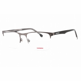 Carrera Men's Eyeglasses - Half Rim Matte Dark Ruthenium Frame | CARRERA 291 0R80 00