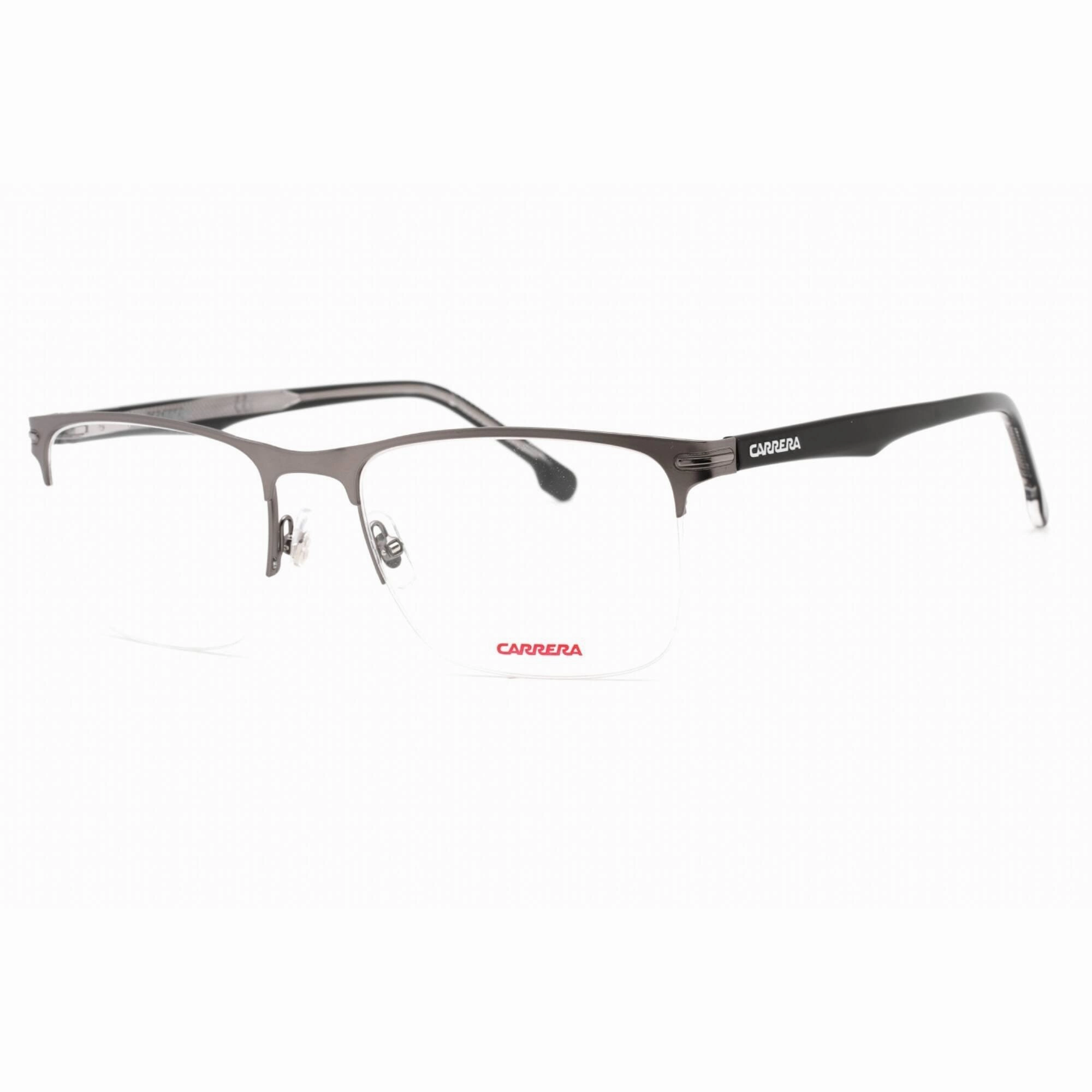 Carrera Men's Eyeglasses - Half Rim Matte Dark Ruthenium Frame | CARRERA 291 0R80 00