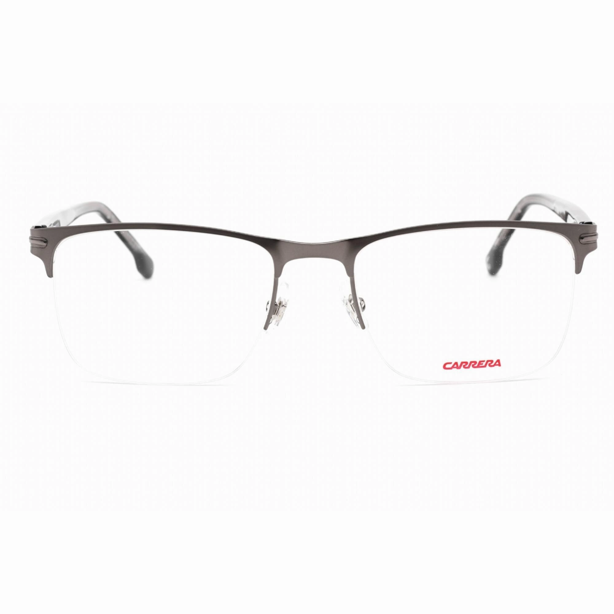 Carrera Men's Eyeglasses - Half Rim Matte Dark Ruthenium Frame | CARRERA 291 0R80 00