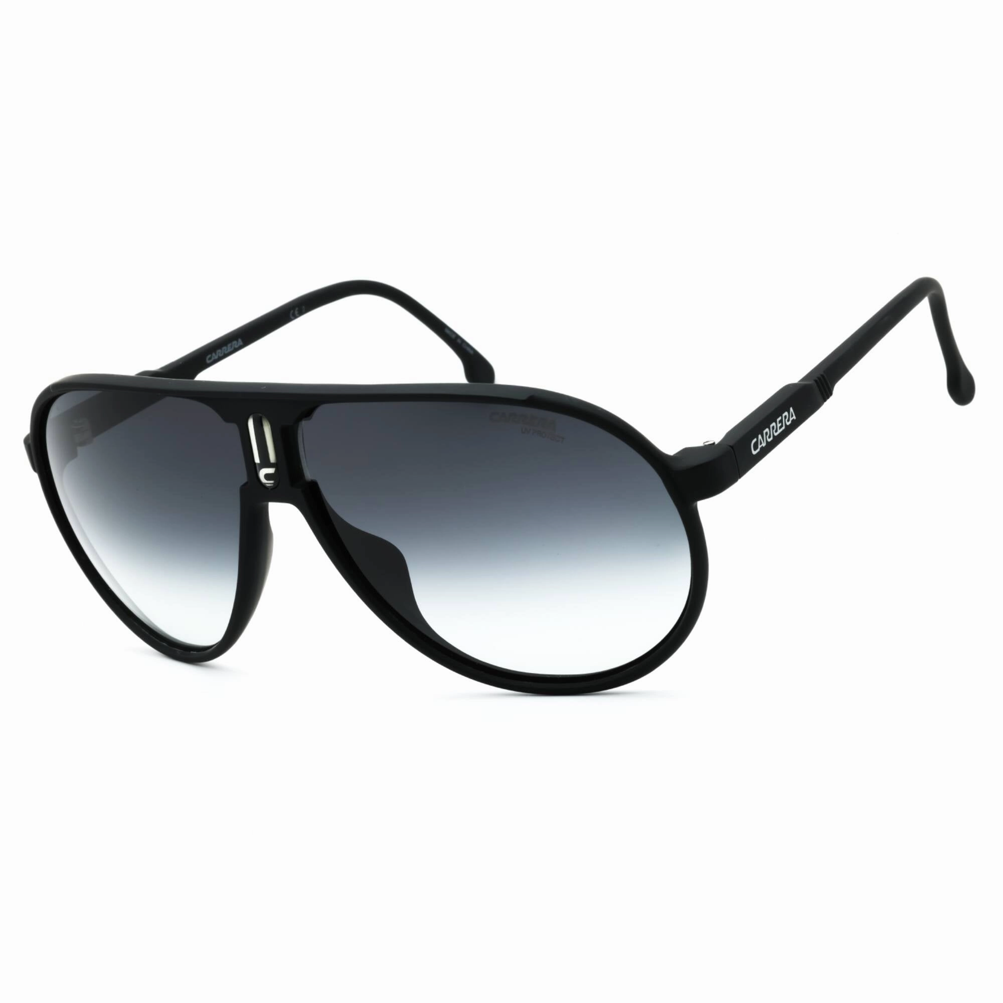 Carrera Men's Sunglasses - Matte Black Plastic Pilot Shape Frame | CHAMPION/N 0DL5 9O
