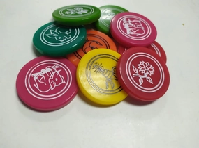 Carrom Striker Engraved Design by Hunter