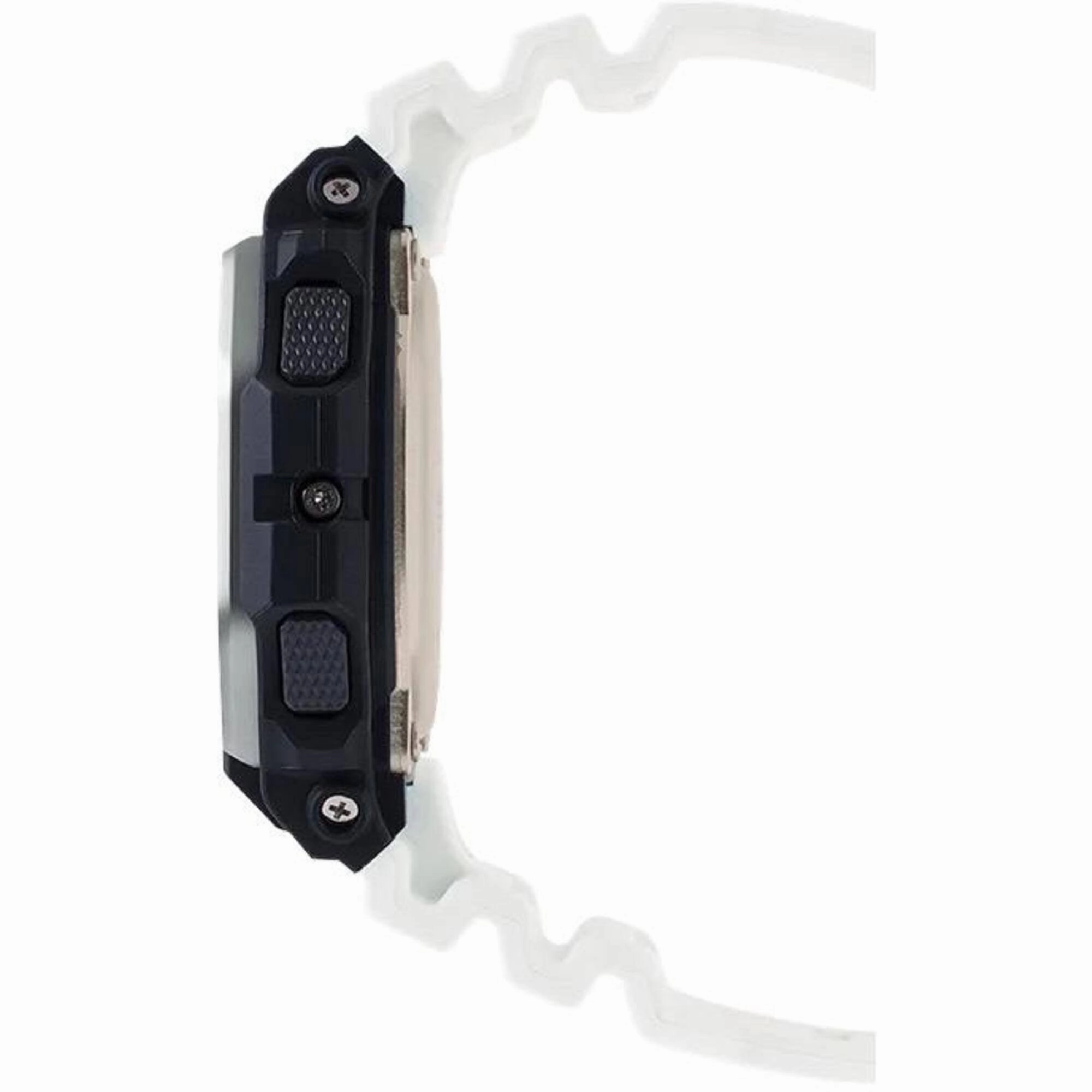 Casio Men's Watch - G-Shock G-Lide Black Digital Dial White Resin Strap | GBX100-7