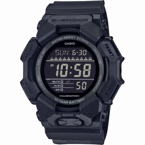 Casio Men's Watch - G-Shock World Time Black Digital Dial Resin Strap | GD010-1A1