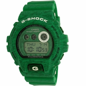 Casio Men's Watch - G-Shock World Time Digital Dial Green Resin Strap | GDX6900HT-3