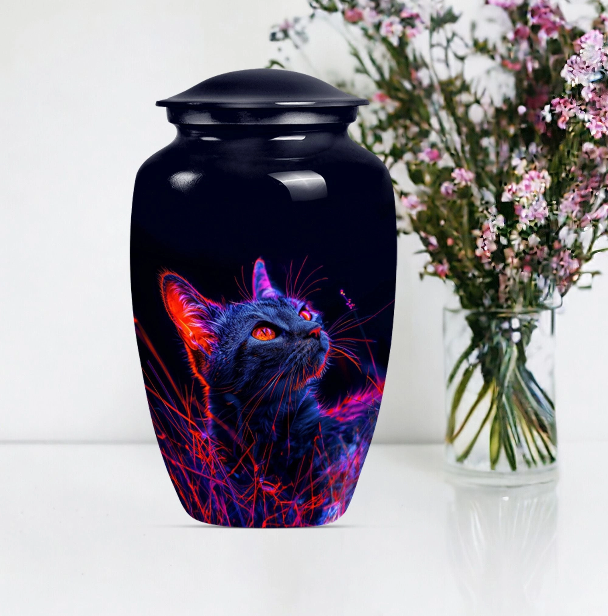 Cat Cremation Urn For Ashes - Honorable Men's Ash Chamber