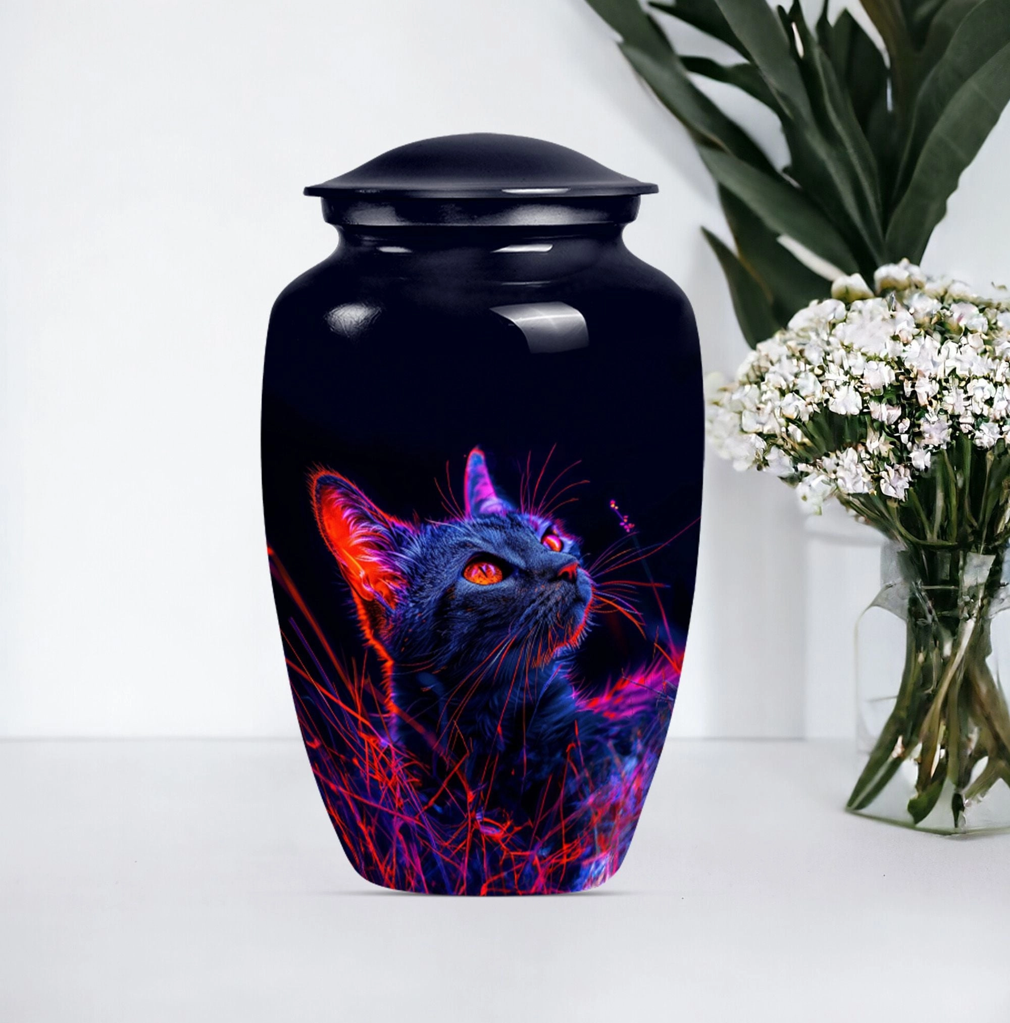 Cat Cremation Urn For Ashes - Honorable Men's Ash Chamber