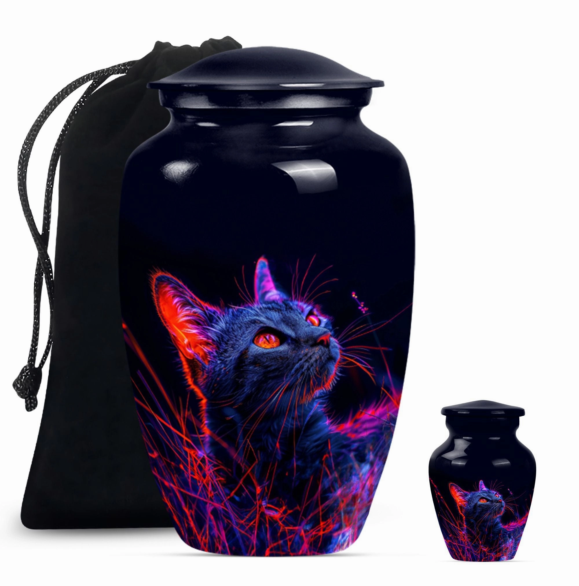 Cat Cremation Urn For Ashes - Honorable Men's Ash Chamber
