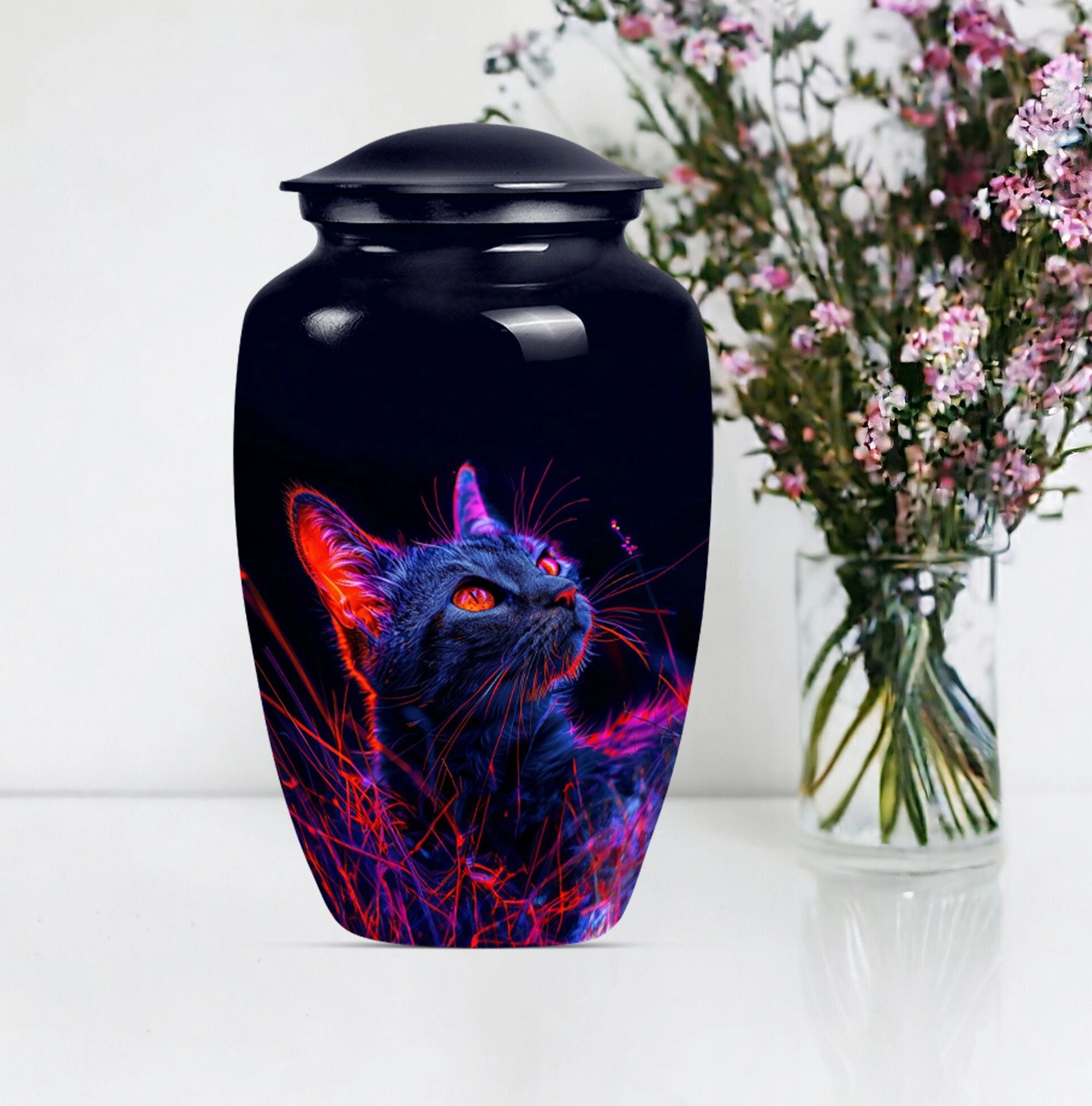 Cat Cremation Urn For Ashes - Honorable Men's Ash Chamber