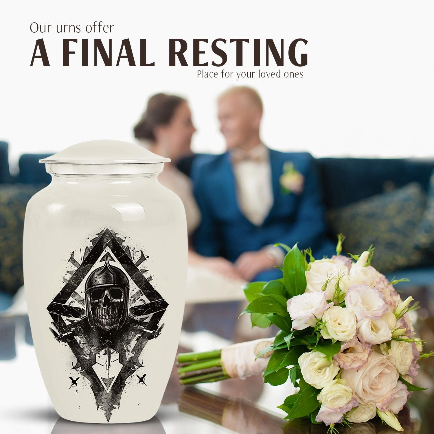Catholic Rivival - Timeless Tribute: Urn for Ashes Memorial