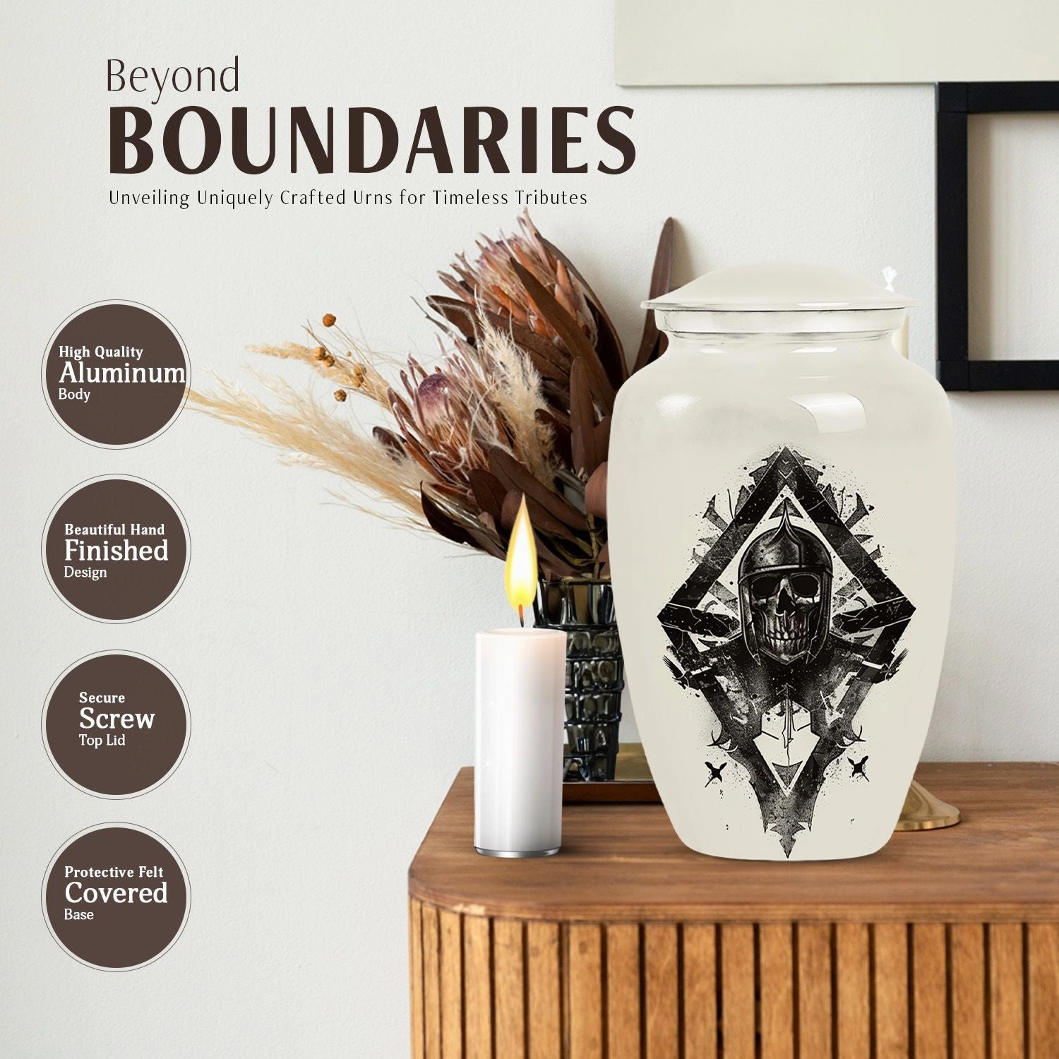 Catholic Rivival - Timeless Tribute: Urn for Ashes Memorial