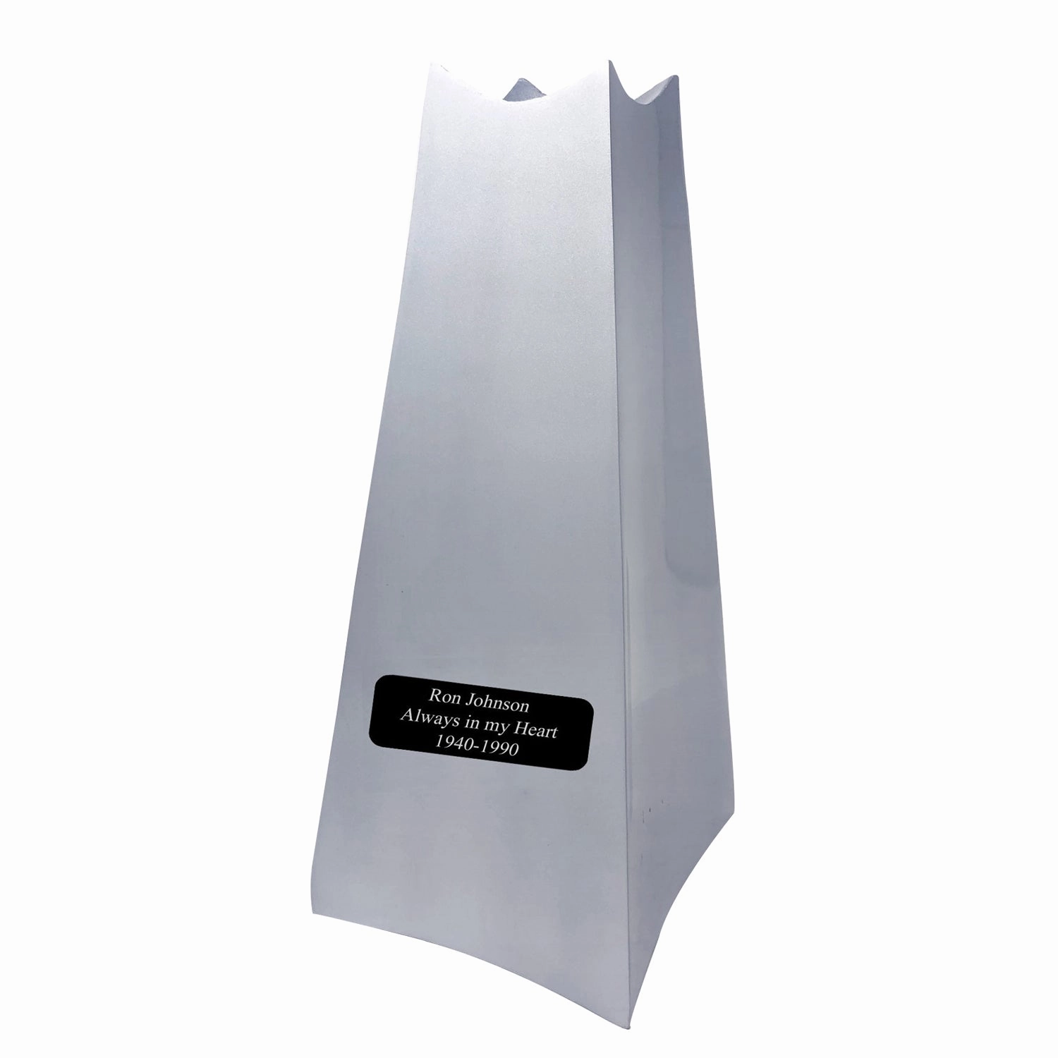 Championship Trophy Cremation Urn with Optional Houston Texans Ball Decor and Custom Metal Plaque