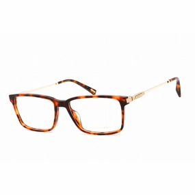 Chopard Men's Eyeglasses - Shiny Dark Havana Plastic Rectangular Frame | VCH308 0722