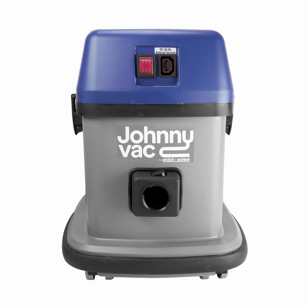 Commercial Vacuum Johnny Vac - Tank Capacity of 3 gal (12 L) - Accessories and Paper Bag Included - Integrated Electrical Outlet - 1000 W Motor - Swivel Casters - Ghibli AS5