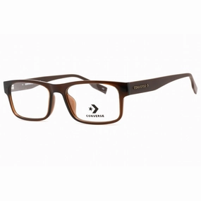 Converse Men's Eyeglasses - Crystal Dark Root Plastic Rectangular Frame | CV5016 201