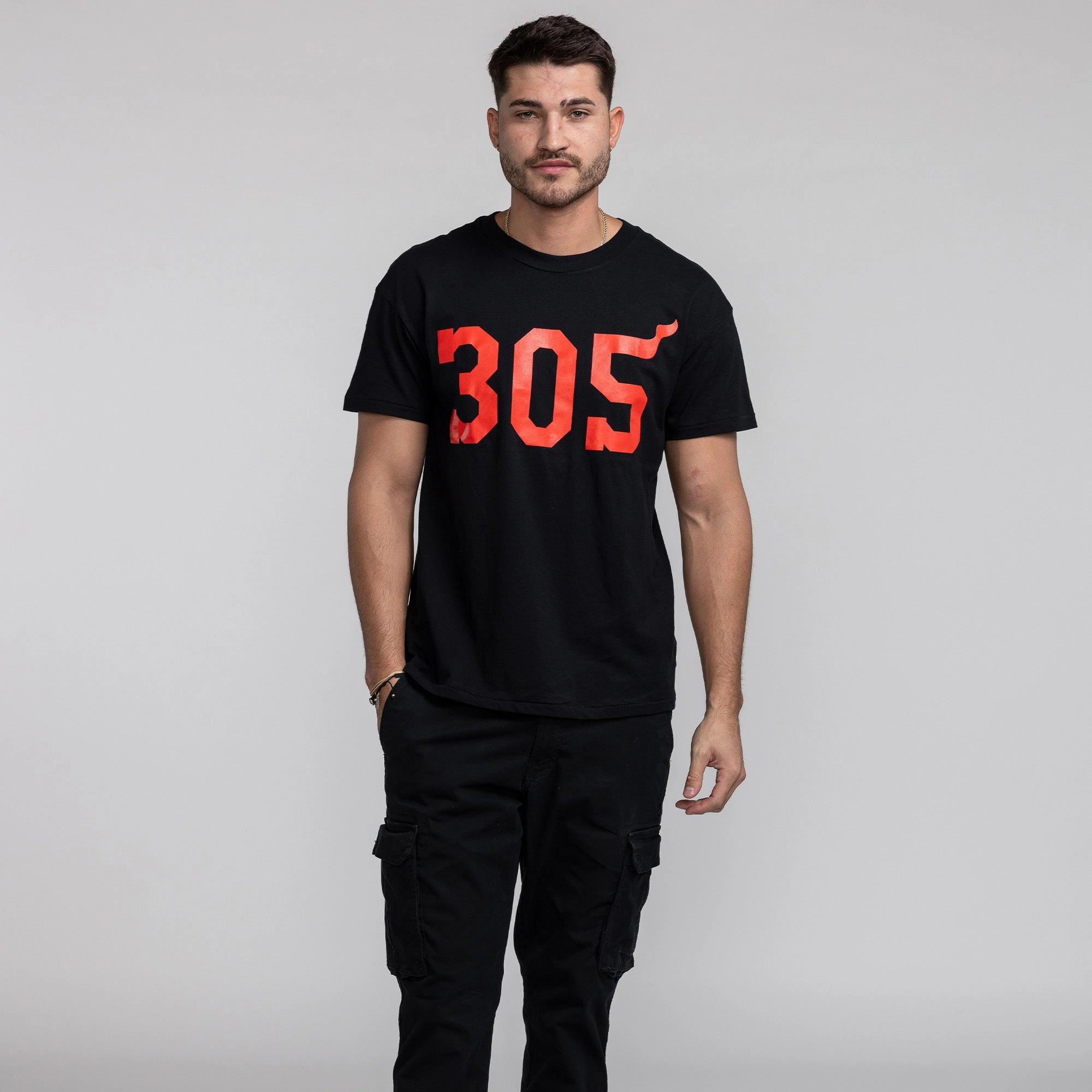 Court Culture 305 Black Tee