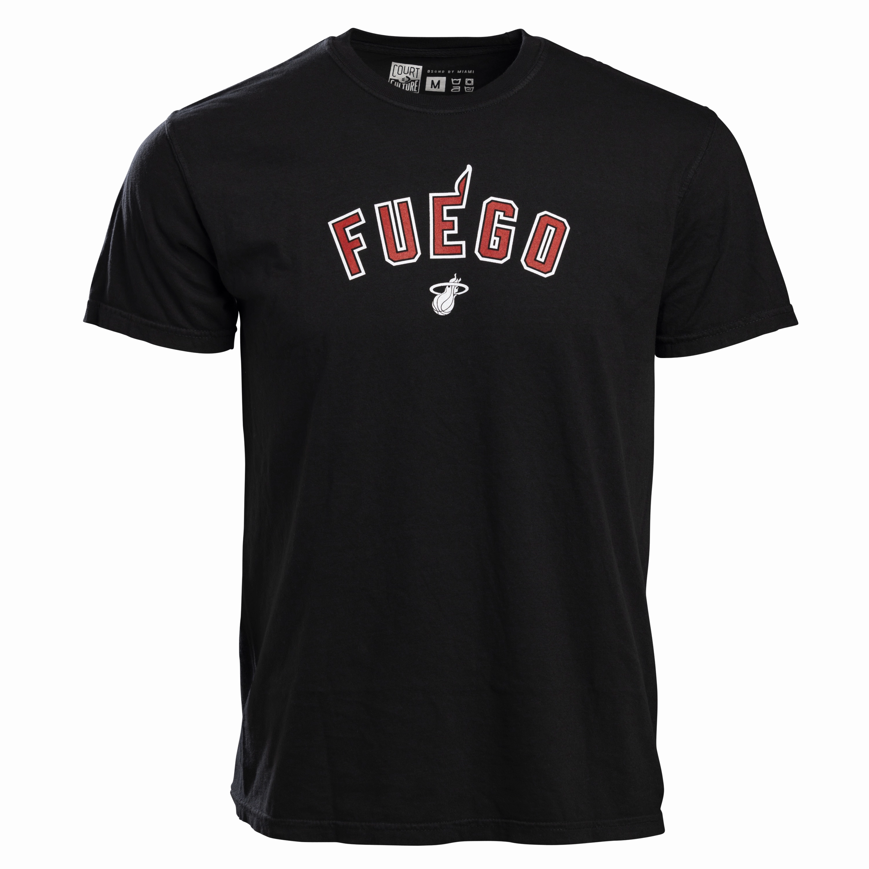 Court Culture Fuego Black Unisex Tee