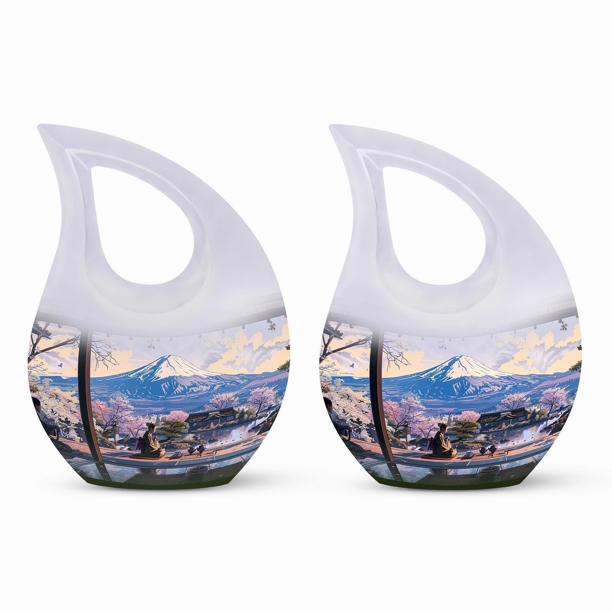 Cross Drop Fuji Keepsake: Unforgettable Memorial Urn for Men