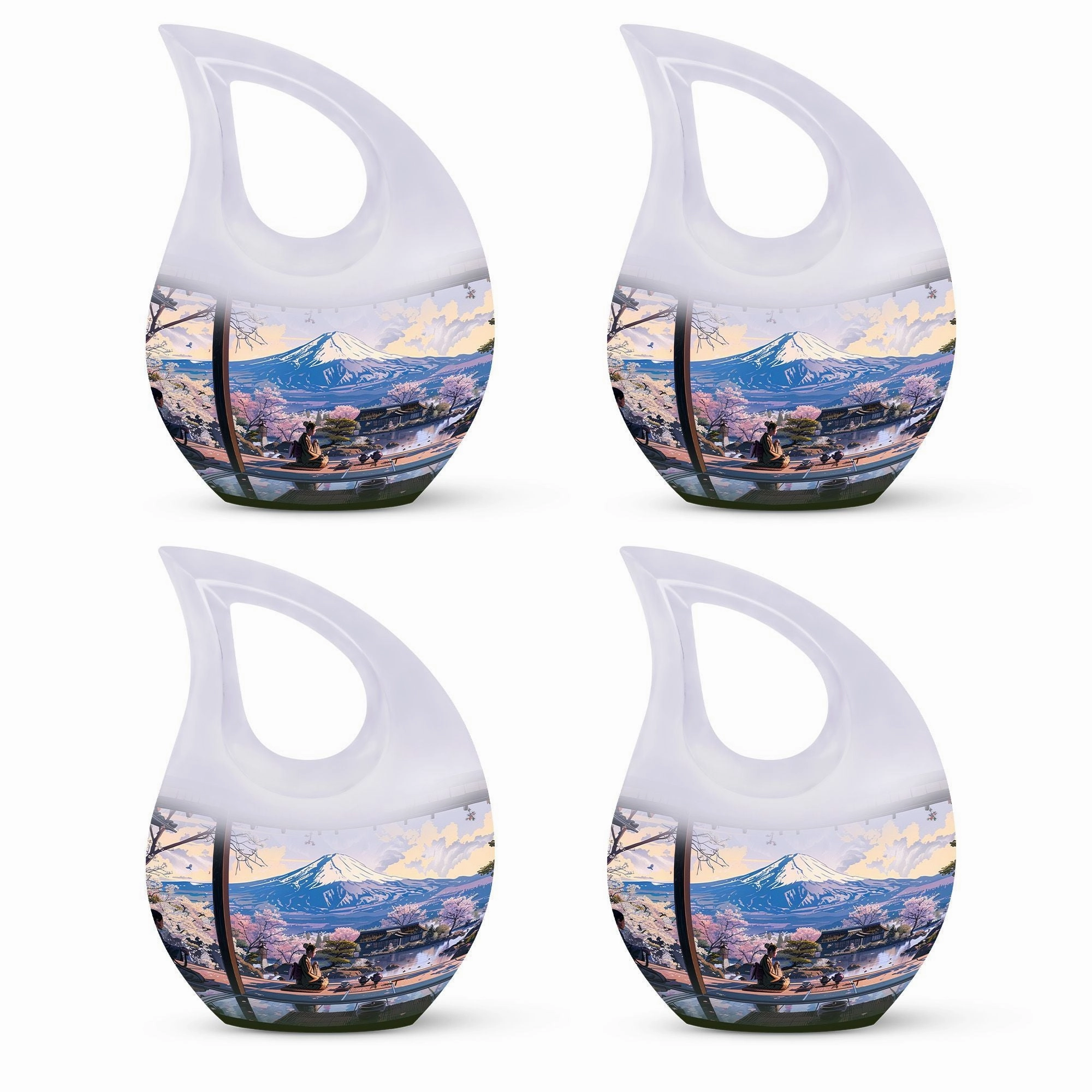 Cross Drop Fuji Keepsake: Unforgettable Memorial Urn for Men