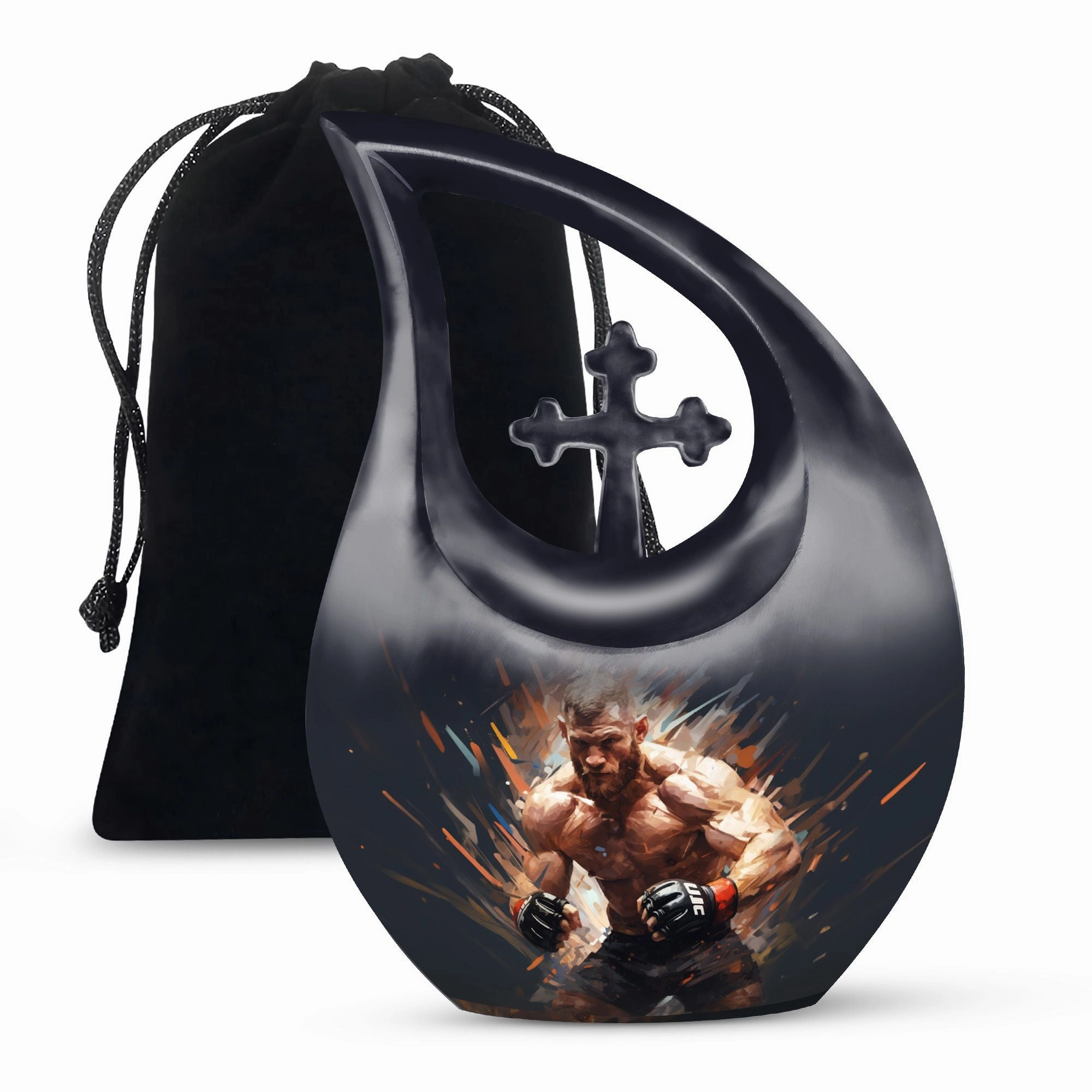 Cross Drop Sports Urn: Small Memorial Solution for Ashes