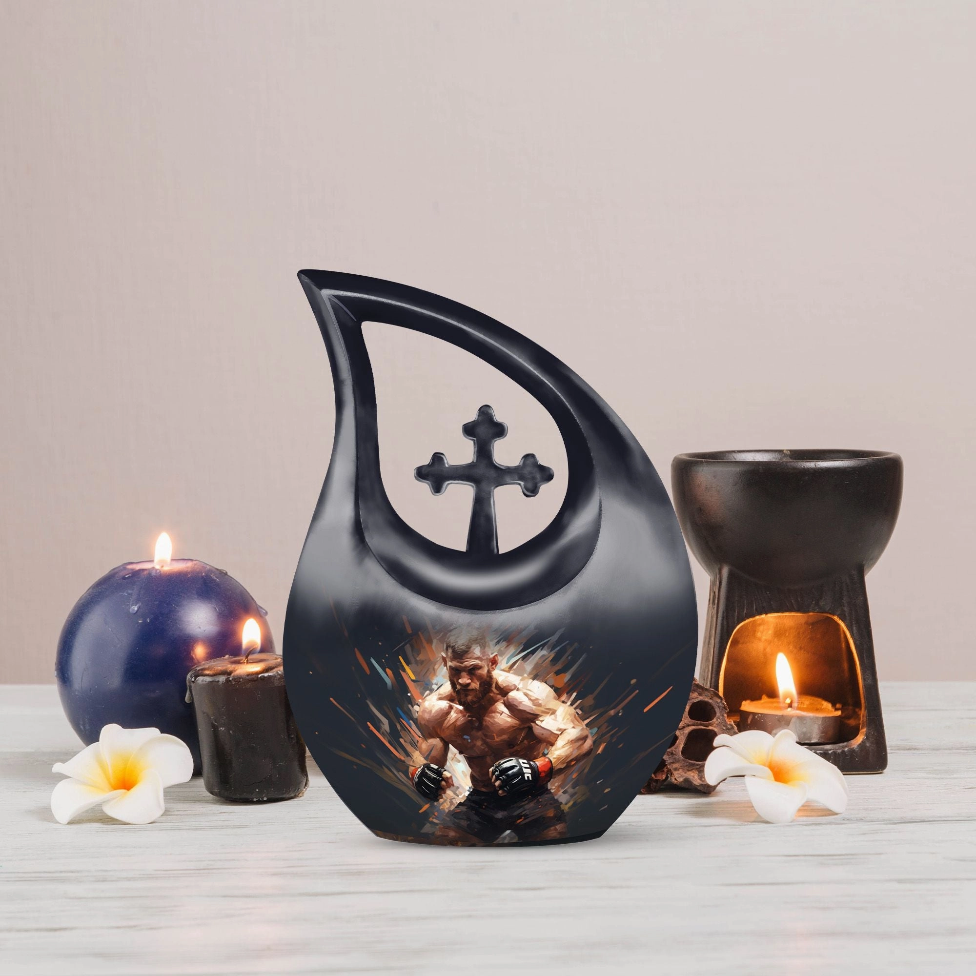 Cross Drop Sports Urn: Small Memorial Solution for Ashes