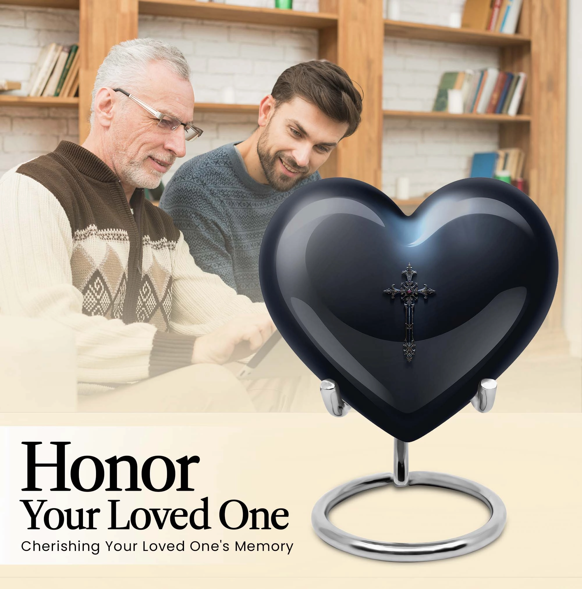Cross Urn - Extraordinary Funeral Urn for Men Embracing Memorial Traditions