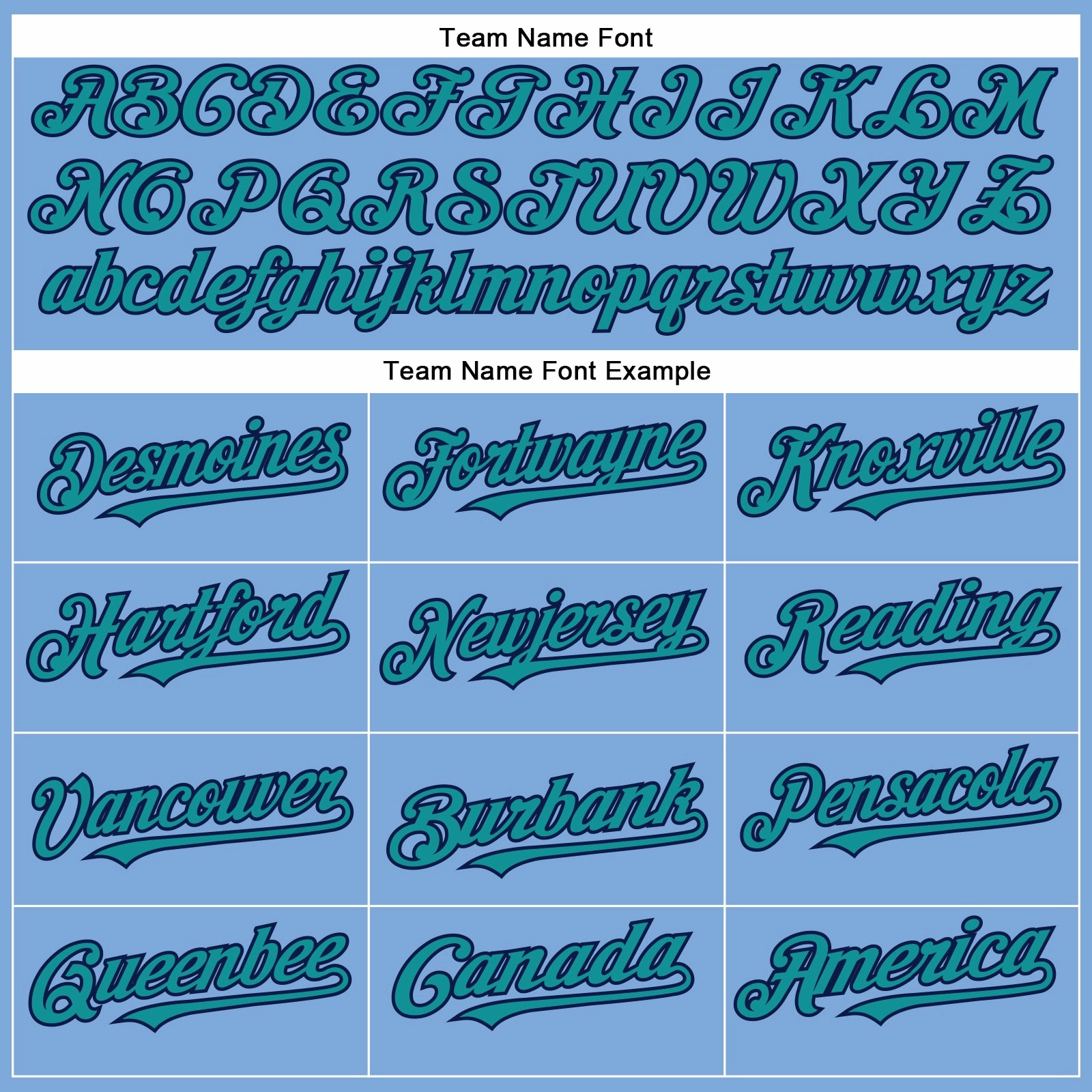 Custom Light Blue Teal-Navy Authentic Baseball Jersey