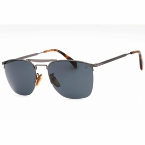 David Beckham Men's Sunglasses - Dark Ruthenium Frame Grey Lens | DB 1001/S 0KJ1 IR