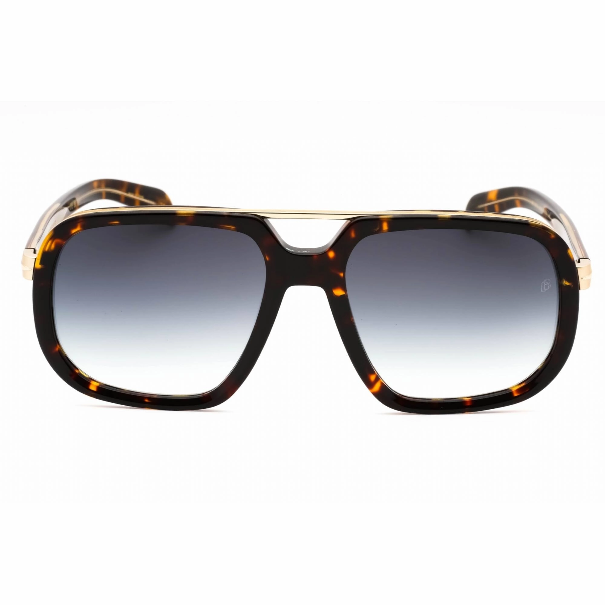 David Beckham Men's Sunglasses - Havana Gold Navigator Full Rim | DB 7101/S 02IK 9O