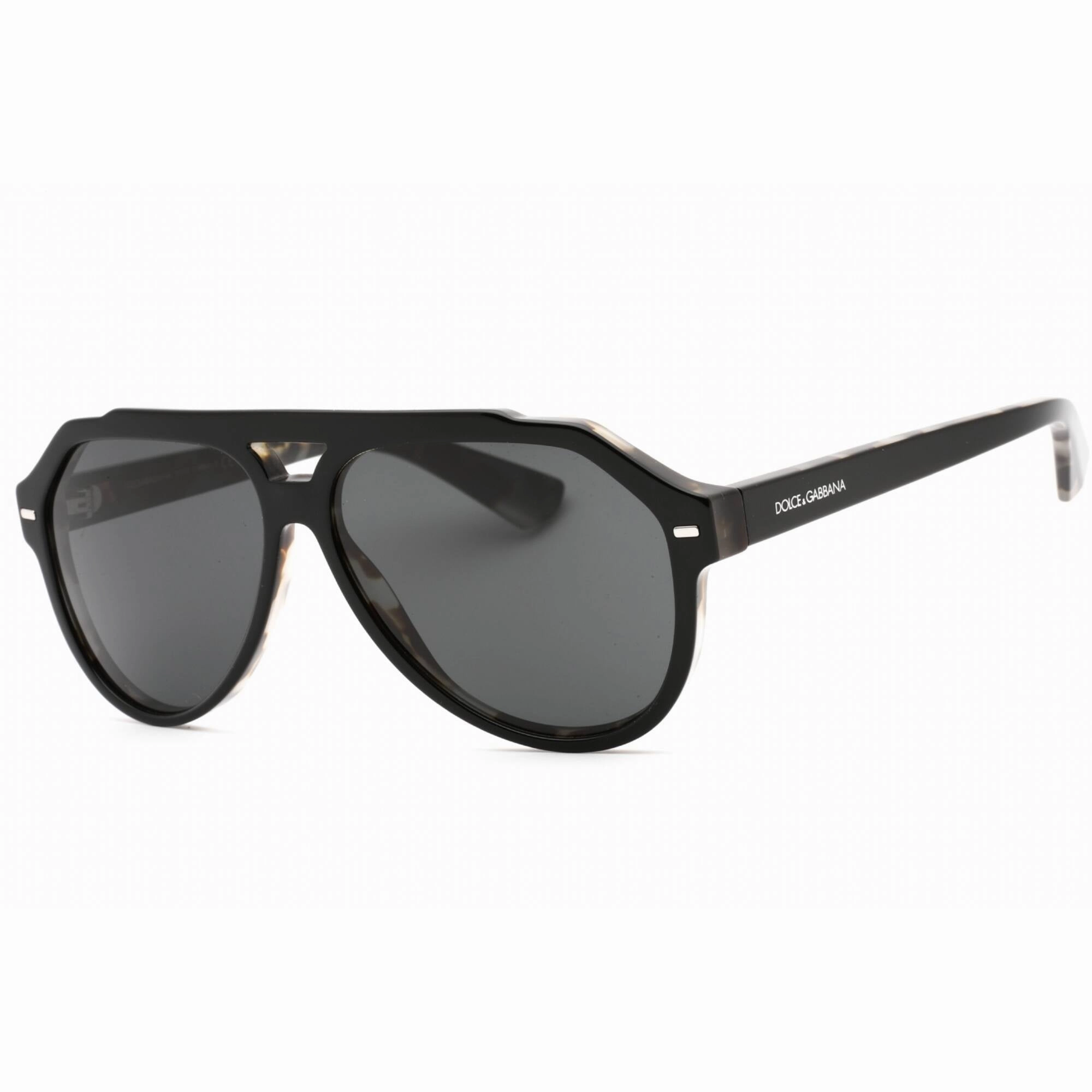 Dolce & Gabbana Men's Sunglasses - Black On Grey Tortoise Plastic | 0DG4452 340387