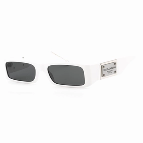 Dolce & Gabbana Men's Sunglasses - White Plastic Full Rim Frame | 0Dg4444 331287